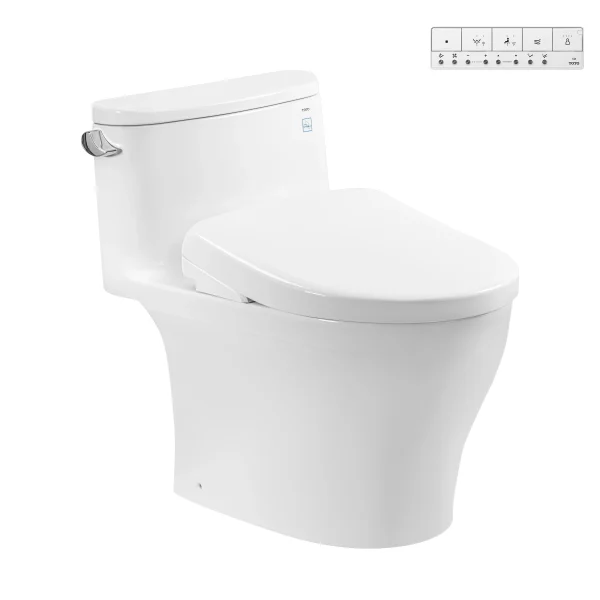 Bàn cầu MS887CDRW23#XW nắp rửa điện tử TCF47360GAA