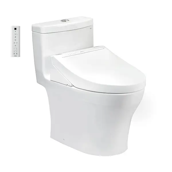 Bàn cầu MS889CDRW15#XW nắp rửa điện tử TCF24460AAA