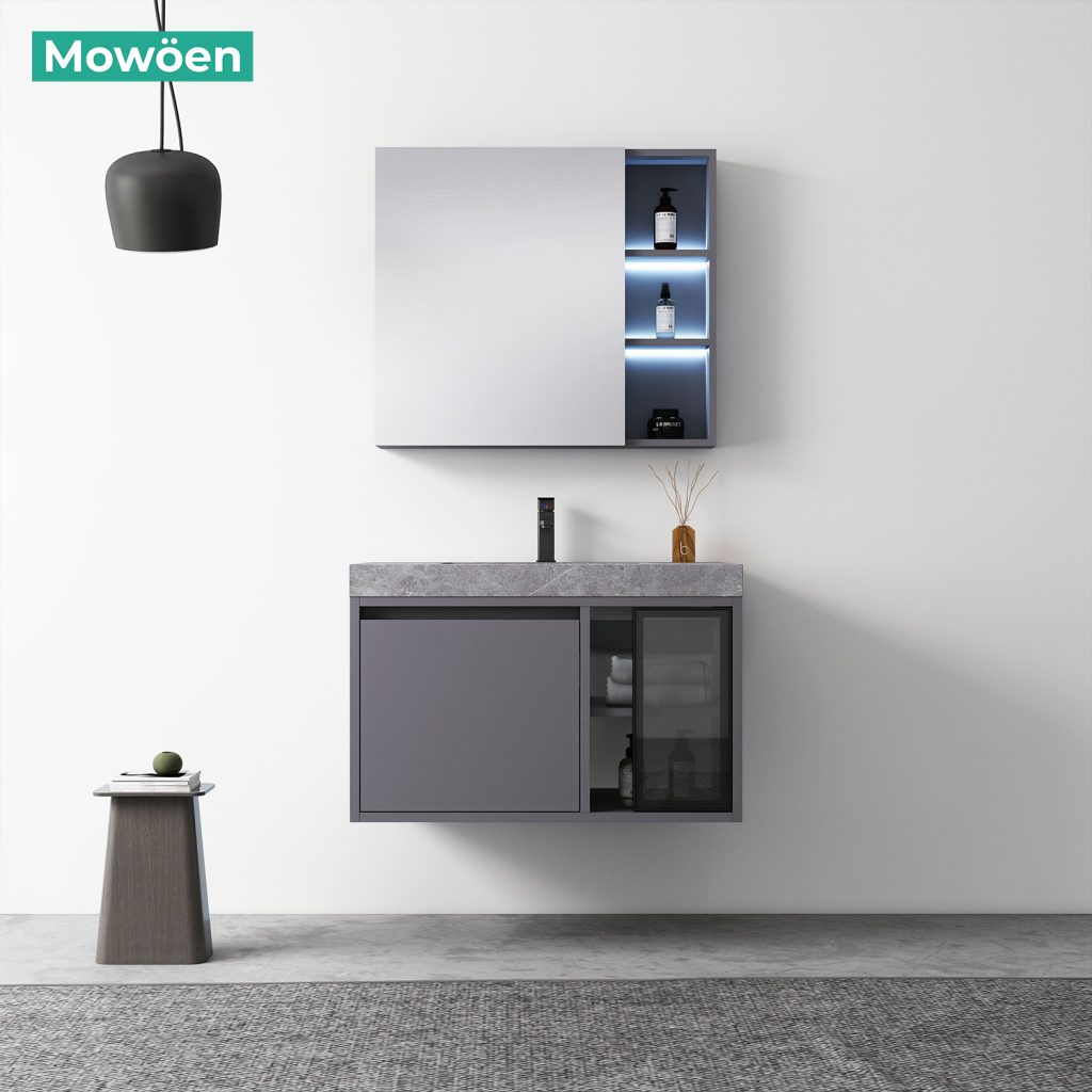 Tủ lavabo MW6803S-80 INOX 304