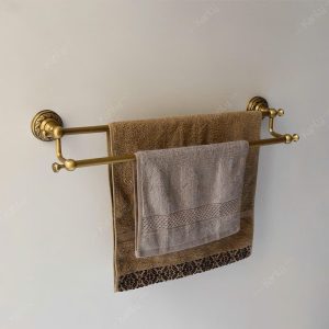 Máng khăn đôi bằng đồng GCH12